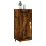 Credenza Rovere Fumo 34,5x34x90 cm in Legno Multistrato