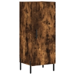 Credenza Rovere Fumo 34,5x34x90 cm in Legno Multistrato