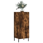 Credenza Rovere Fumo 34,5x34x90 cm in Legno Multistrato