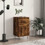 Credenza Rovere Fumo 40x35x70 cm in Legno Multistrato