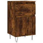 Credenza Rovere Fumo 40x35x70 cm in Legno Multistrato