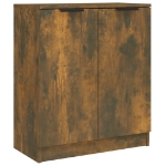 Credenza Rovere Fumo 60x30x70 cm in Legno Multistrato