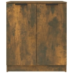 Credenza Rovere Fumo 60x30x70 cm in Legno Multistrato