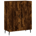 Credenza Rovere Fumo 69,5x34x90 cm in Legno Multistrato