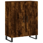 Credenza Rovere Fumo 69,5x34x90 cm in Legno Multistrato