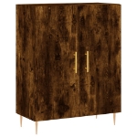 Credenza Rovere Fumo 69,5x34x90 cm in Legno Multistrato