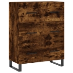 Credenza Rovere Fumo 69,5x34x90 cm in Legno Multistrato