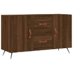 Credenza Rovere Marrone 100x36x60 cm in Legno Multistrato