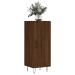 Credenza Rovere Marrone 34,5x34x90 cm in Legno Multistrato