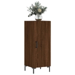 Credenza Rovere Marrone 34,5x34x90 cm in Legno Multistrato