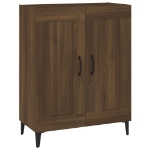 Credenza Rovere Marrone 69,5x34x90 cm in Legno Multistrato