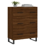 Credenza Rovere Marrone 69,5x34x90 cm in Legno Multistrato