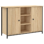 Credenza Rovere Sonoma 100x35x70 cm in Legno Multistrato