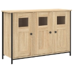 Credenza Rovere Sonoma 100x35x70 cm in Legno Multistrato