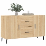 Credenza Rovere Sonoma 100x36x60 cm in Legno Multistrato