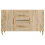 Credenza Rovere Sonoma 100x36x60 cm in Legno Multistrato