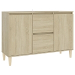 Credenza Rovere Sonoma 103,5x35x70 cm in Legno Multistrato