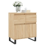 Credenza Rovere Sonoma 60x35x70 cm in Legno Multistrato