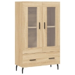 Credenza Rovere Sonoma 69,5x31x115 cm in Legno Multistrato