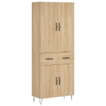 Credenza Rovere Sonoma 69,5x34x180 cm in Legno Multistrato