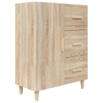 Credenza Rovere Sonoma 69,5x34x90 cm in Legno Multistrato