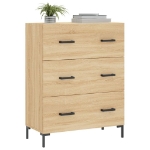 Credenza Rovere Sonoma 69,5x34x90 cm in Legno Multistrato