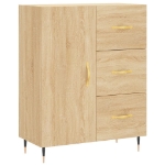 Credenza Rovere Sonoma 69,5x34x90 cm in Legno Multistrato