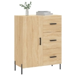 Credenza Rovere Sonoma 69,5x34x90 cm in Legno Multistrato