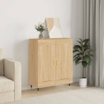 Credenza Rovere Sonoma 69,5x34x90 cm in Legno Multistrato