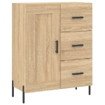 Credenza Rovere Sonoma 69,5x34x90 cm in Legno Multistrato