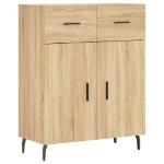 Credenza Rovere Sonoma 69,5x34x90 cm in Legno Multistrato