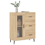 Credenza Rovere Sonoma 69,5x34x90 cm in Legno Multistrato