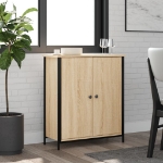 Credenza Rovere Sonoma 70x30x80 cm in Legno Multistrato