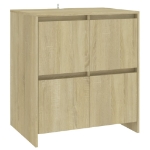 Credenza Rovere Sonoma 70x41x75 cm in Truciolato