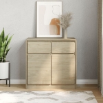 Credenza SAUDA 80x43x75,5 cm in Legno Massello di Pino