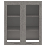 Scaffale per Credenza Grigio Chiaro 85x35x100 cm Legno di Pino