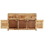 Credenza 110x30x65 cm in Legno Massello di Mango