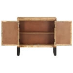 Credenza 80x30x76 cm in Legno Massello di Mango