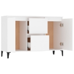 Credenza Bianca 104x35x70 cm in Legno Multistrato