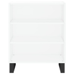 Credenza Bianca 57x35x70 cm in Legno Multistrato