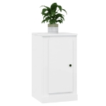 Credenza Bianco Lucido 37,5x35,5x67,5 cm in Legno Multistrato