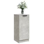 Credenza Grigio Cemento 30x30x70 cm in Legno Multistrato