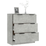 Credenza Grigio Cemento 60x30x70 cm in Legno Multistrato