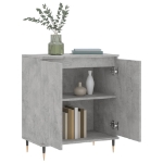 Credenza Grigio Cemento 60x35x70 cm in Legno Multistrato