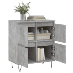 Credenza Grigio Cemento 60x35x70 cm in Legno Multistrato