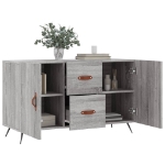 Credenza Grigio Sonoma 100x36x60 cm in Legno Multistrato