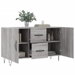 Credenza Grigio Sonoma 100x36x60 cm in Legno Multistrato