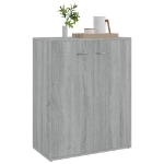 Credenza Grigio Sonoma 60x30x75 cm in Legno Multistrato