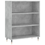 Credenza Grigio Sonoma 69,5x32,5x180 cm Legno Multistrato