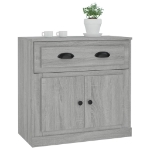 Credenza Grigio Sonoma 70x35,5x67,5 cm in Legno Multistrato